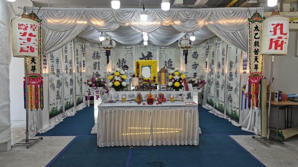 Taoist funeral tentage lanterns joss sticks Taoist funeral tentage lanterns joss sticks