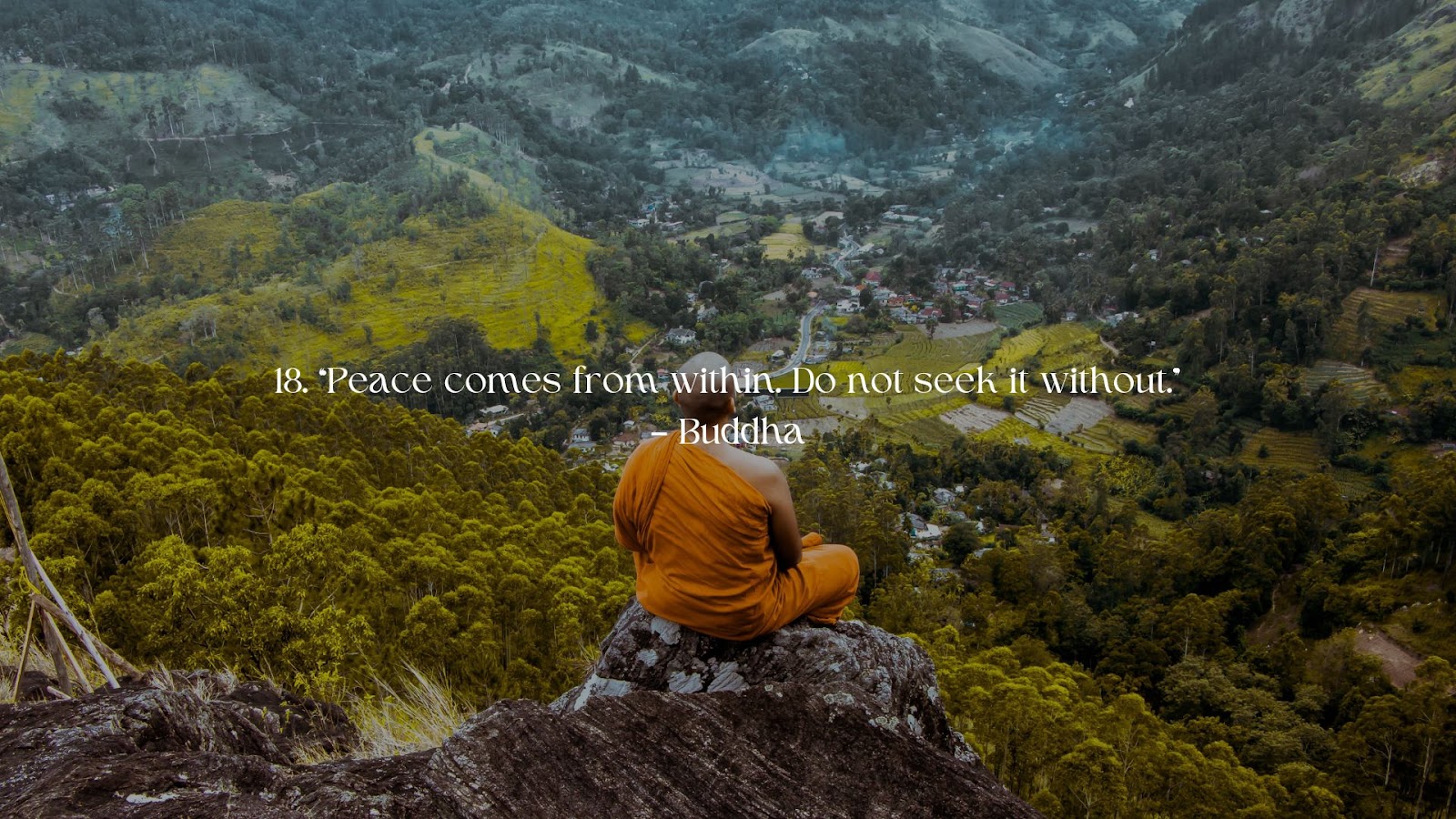 Buddhism Quote - Peace comes from within. Do not seek it without. by Buddha